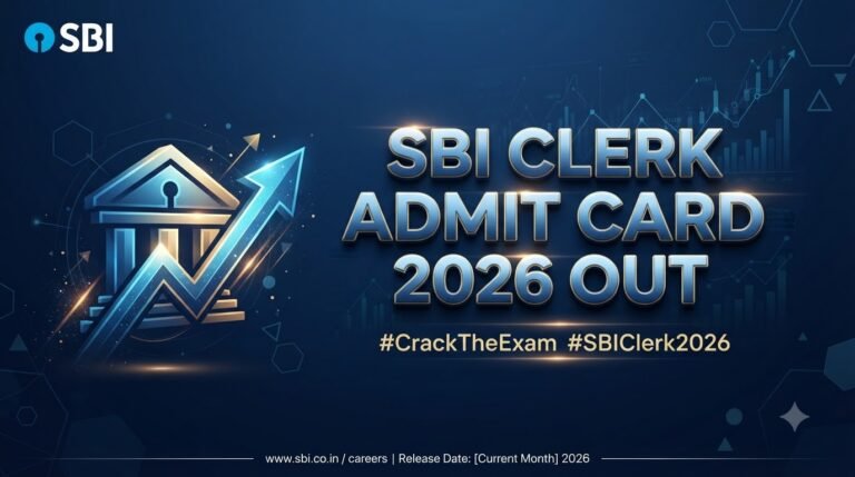 SBI CLERK ADMIT CARD 2026